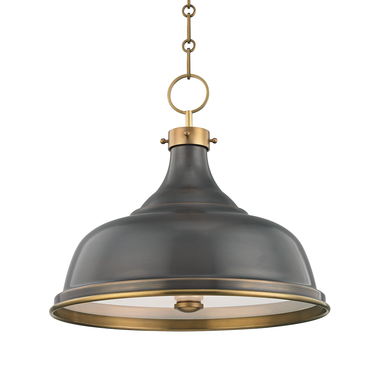 Hudson Valley Lighting Metal No. 1 Pendant Pendant Hudson Valley Lighting Aged/antique Distressed Bronze  