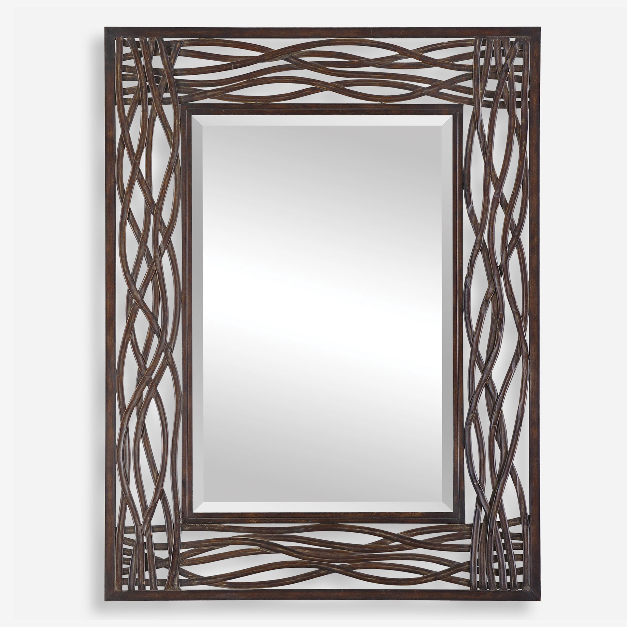 Uttermost Dorigrass Modern Rectangular Wood Mirrors Modern Rectangular Wood Mirrors Uttermost   