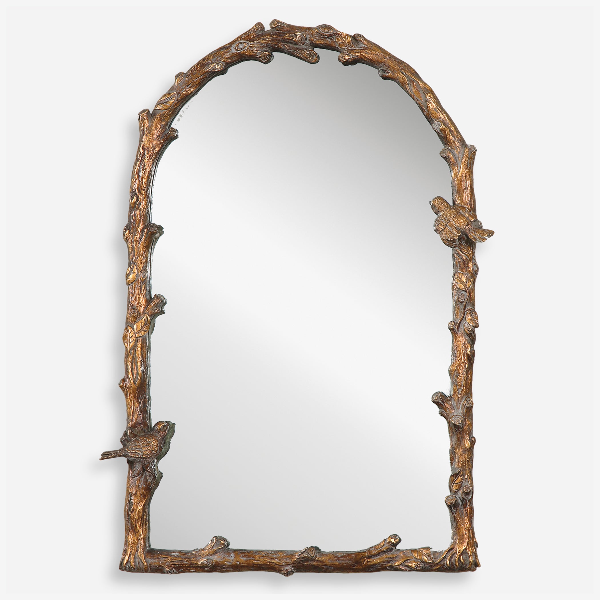 Uttermost Paza Gold Vanity Arch Mirrors Gold Vanity Arch Mirrors Uttermost   