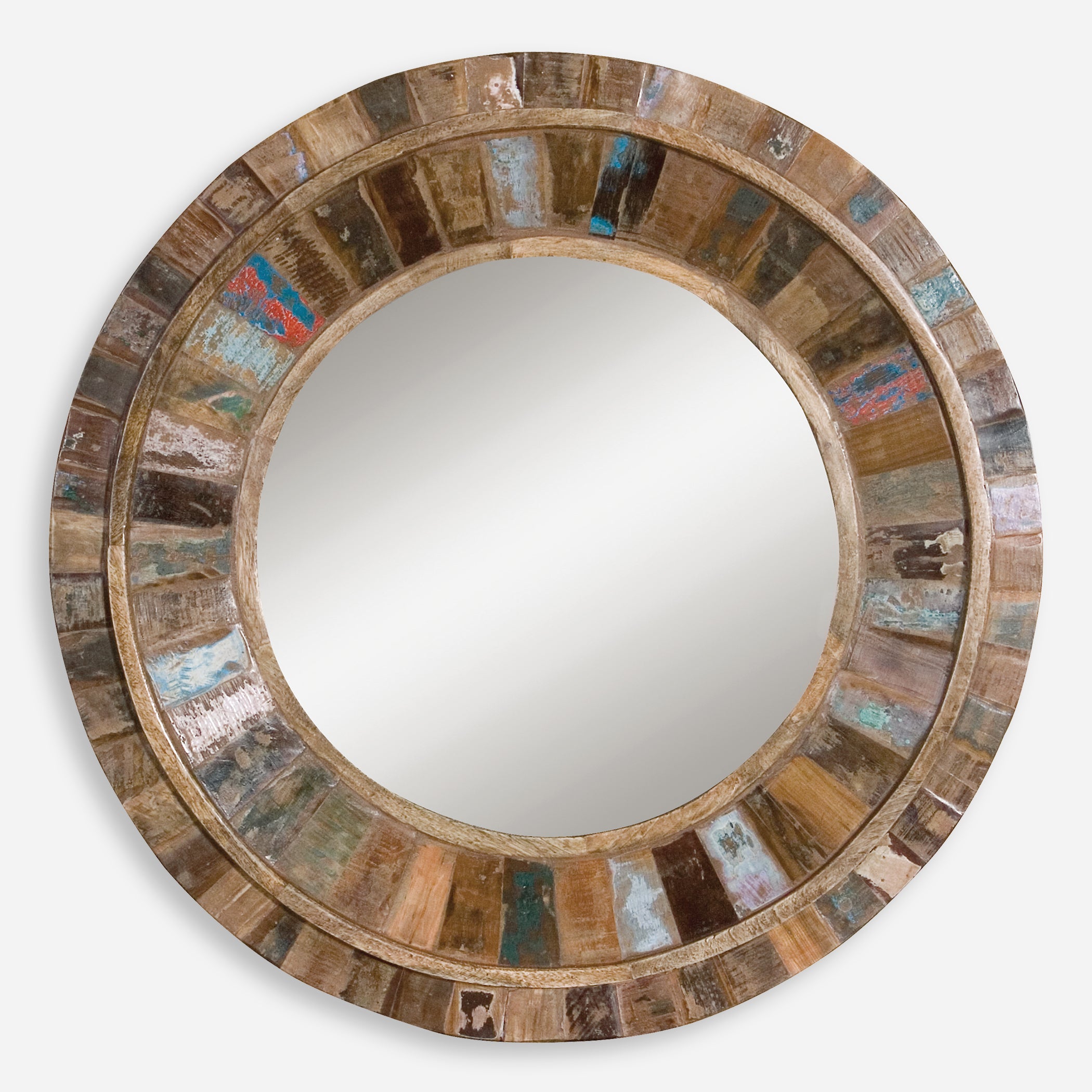 Uttermost Jeremiah Round Wood Mirrors Round Wood Mirrors Uttermost   