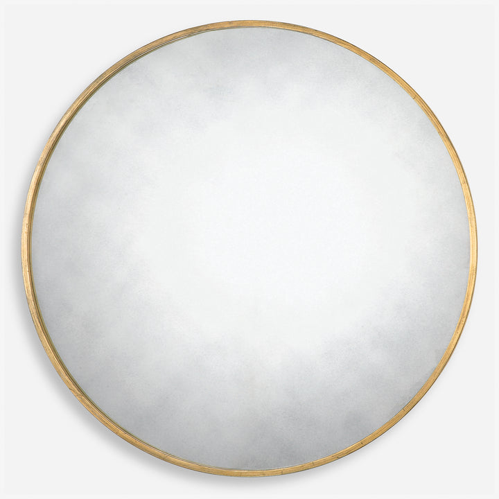 Uttermost Junius Round Gold Mirror Mirrors Uttermost   