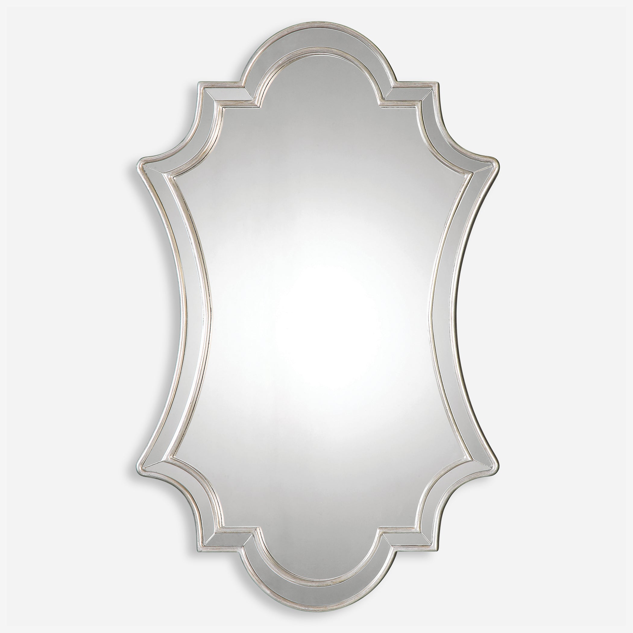 Uttermost Elara Antiqued Silver Wall Mirrors Antiqued Silver Wall Mirrors Uttermost   