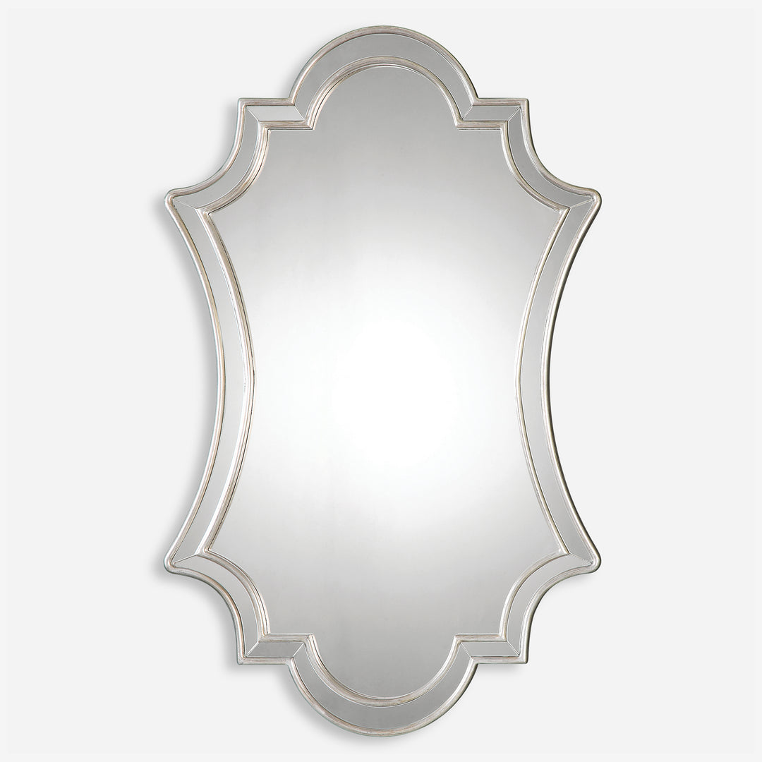 Uttermost Elara Antiqued Silver Wall Mirrors Mirrors Uttermost   