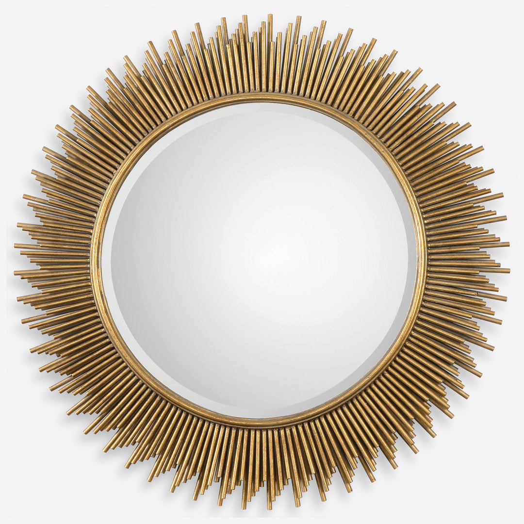 Uttermost Marlo Round Gold Mirrors