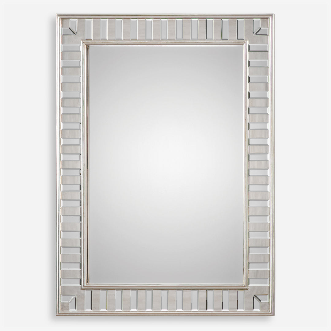 Uttermost Lanester Silver Leaf Mirror Mirrors Uttermost   