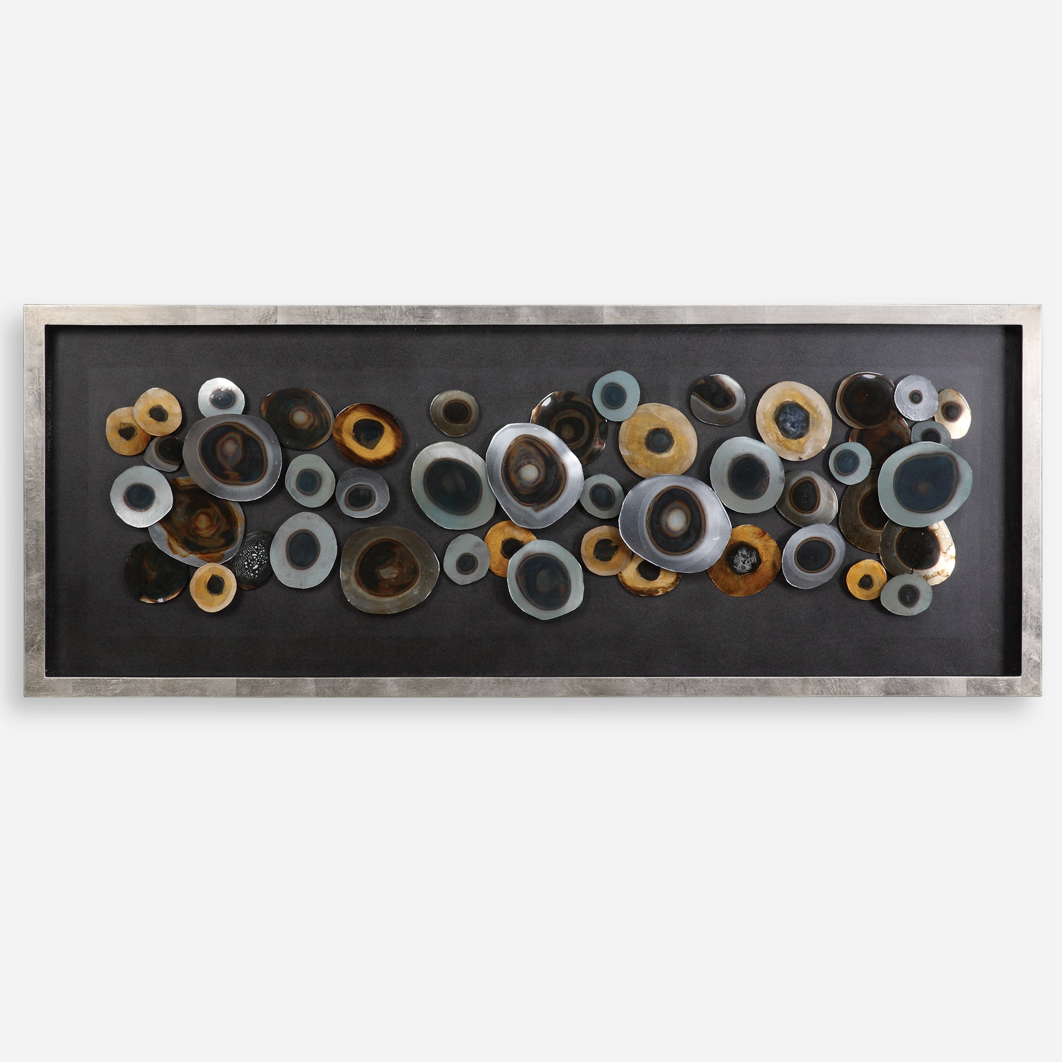 Uttermost Discs Shadow Box / Wall Art