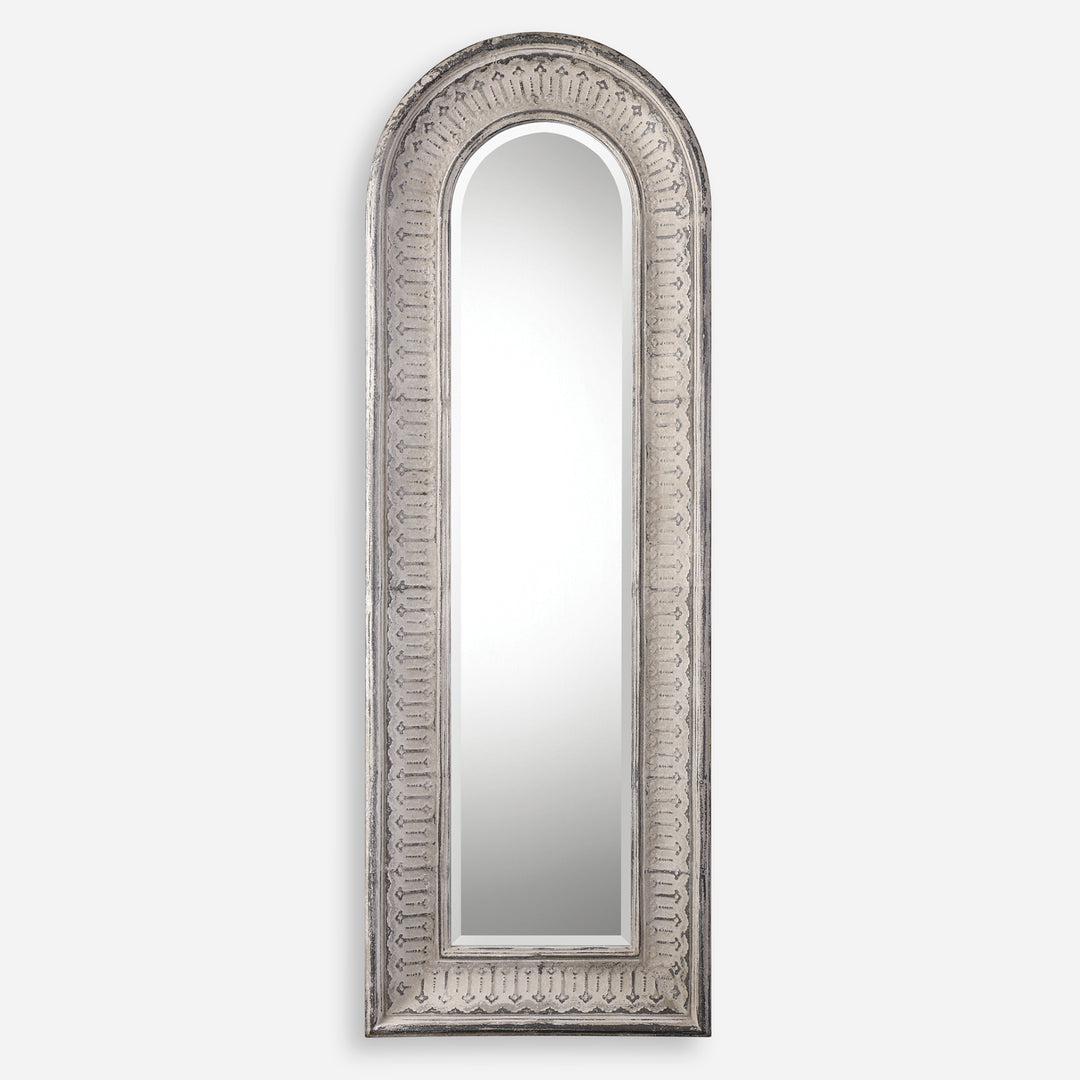 Uttermost Argenton Aged Gray Arch Mirror Mirrors Uttermost   