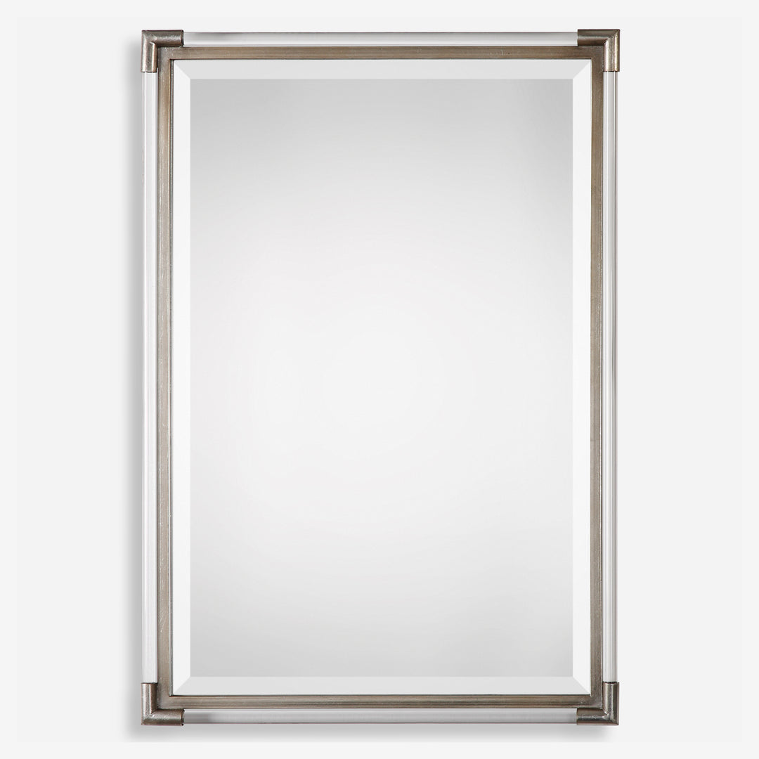 Uttermost Mackai Metallic Silver Mirror Mirrors Uttermost   