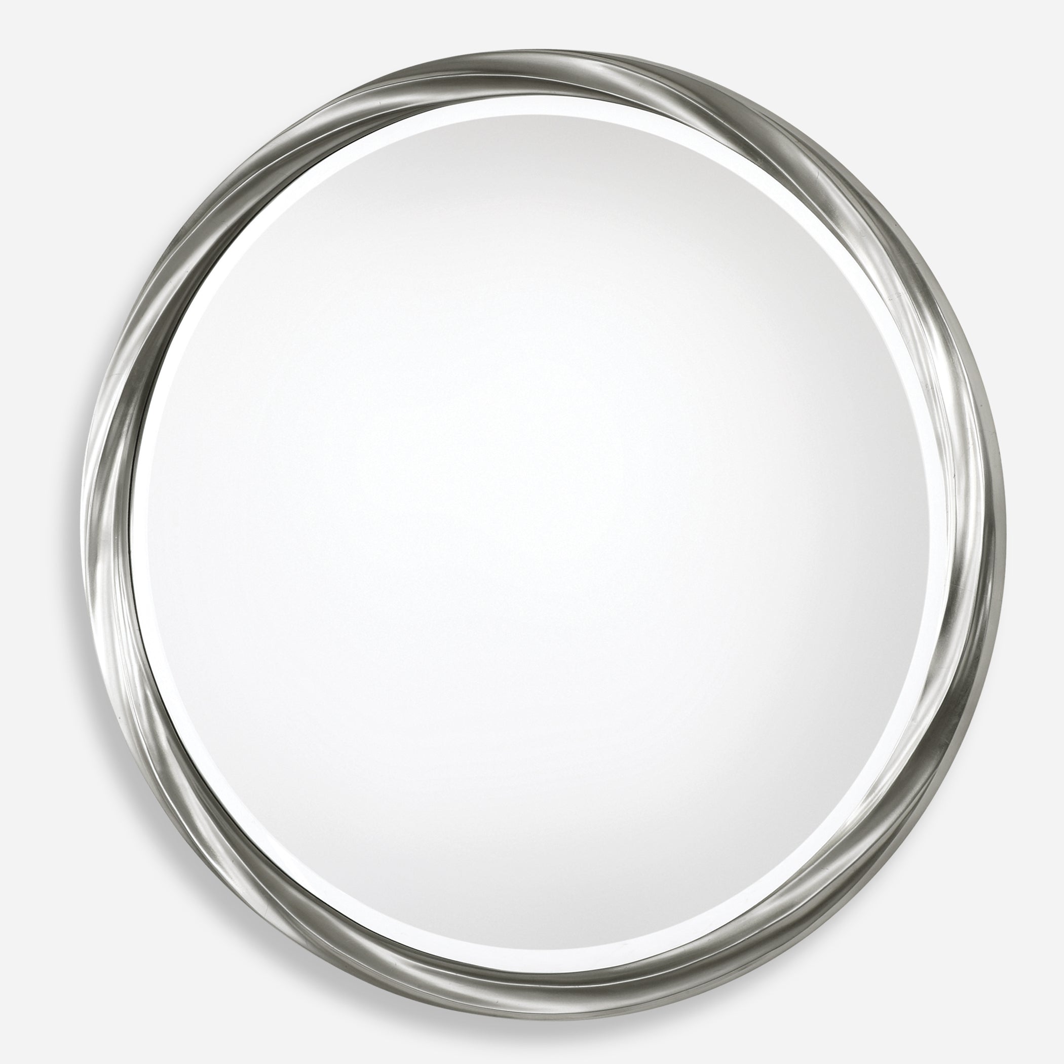 Uttermost Orion Silver Round Mirror Silver Round Mirror Uttermost   