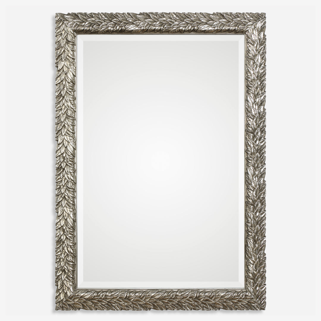 Uttermost Evelina Silver Leaves Mirror Mirrors Uttermost   