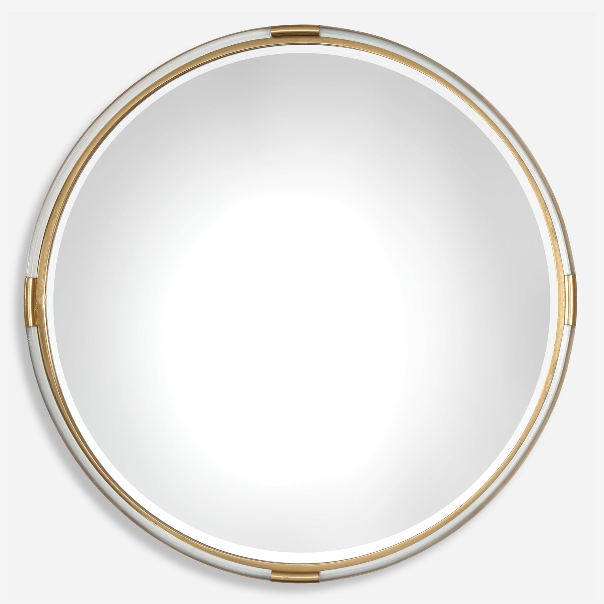 Uttermost Mackai Round Gold Mirror Round Gold Mirror Uttermost   