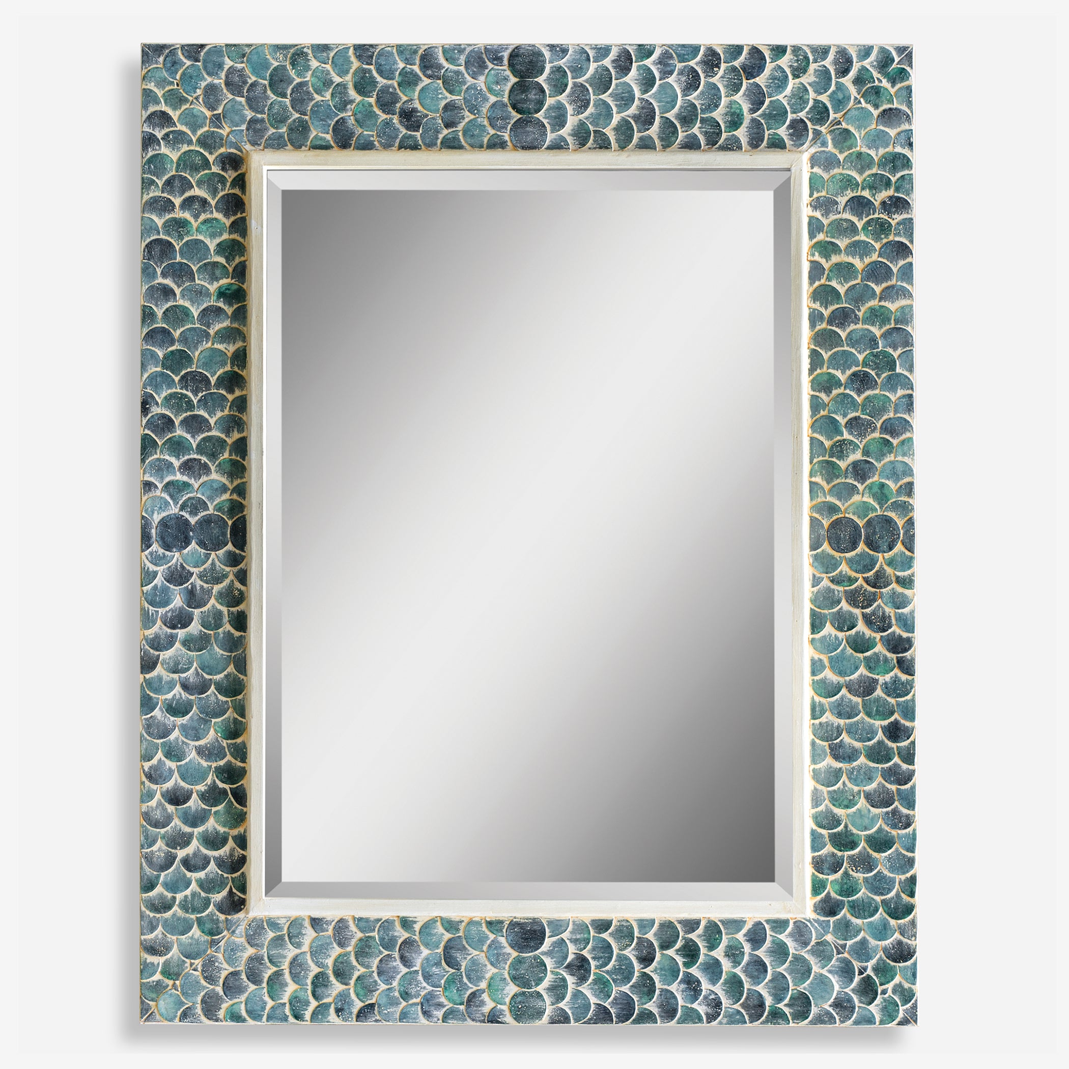 Uttermost Makaria Coastal Blue Mirror Coastal Blue Mirror Uttermost   