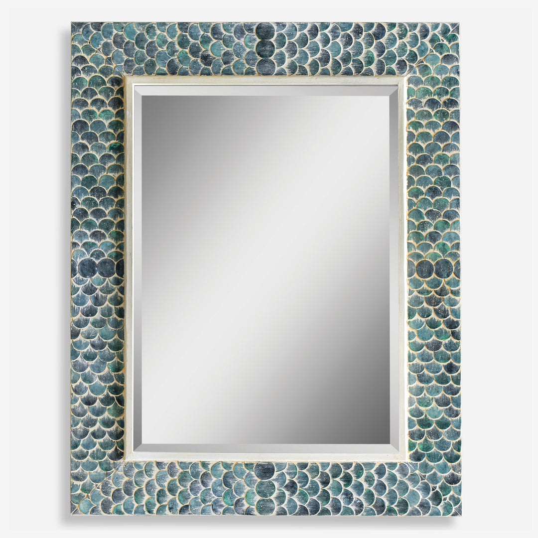 Uttermost Makaria Coastal Blue Mirror Mirrors Uttermost   