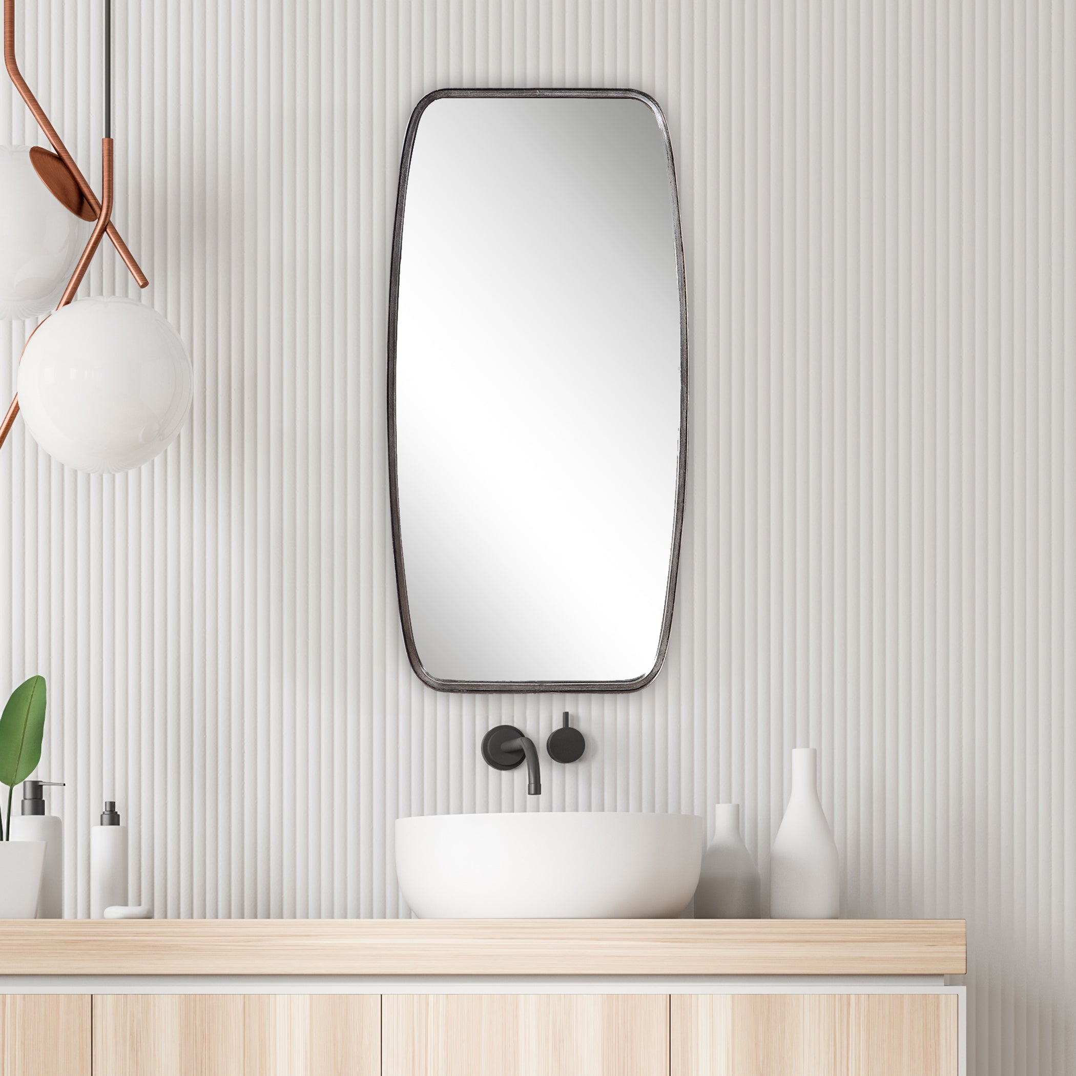 The Reese Collection By citylgs.store  Mirror - W00436 Mirror The Reese Collection By citylgs.store   