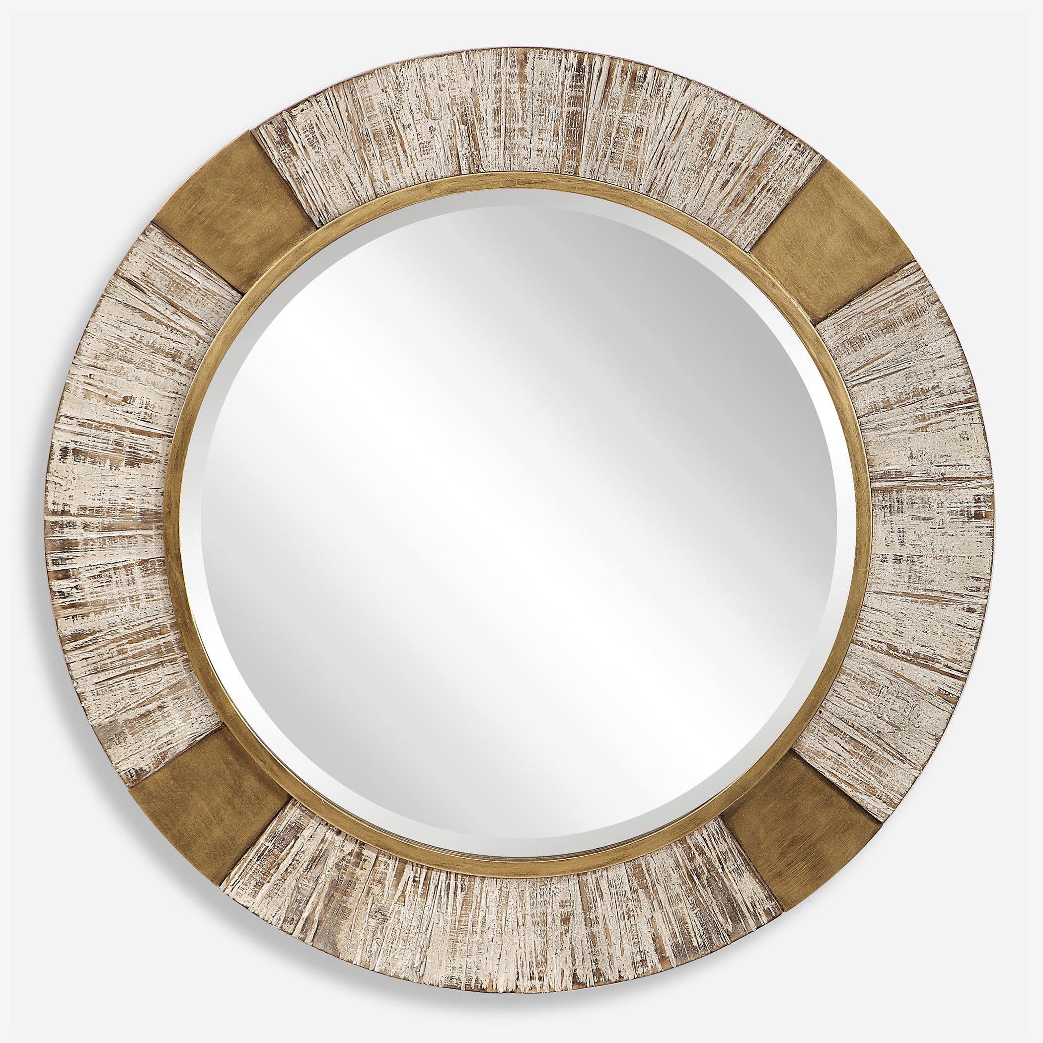 Uttermost Reuben Round Gold Mirror Round Gold Mirror Uttermost   