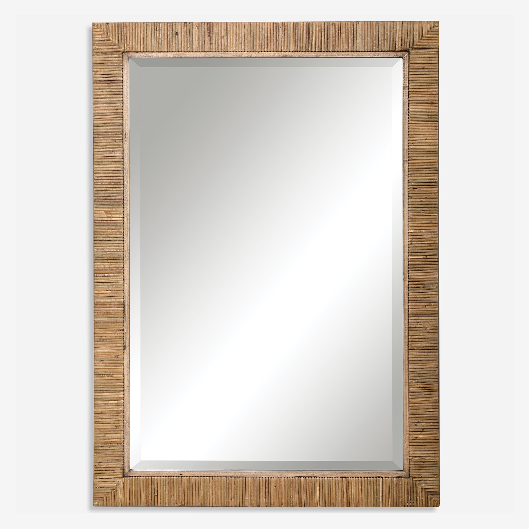 Uttermost Cape Natural Rattan Mirror Natural Rattan Mirror Uttermost   