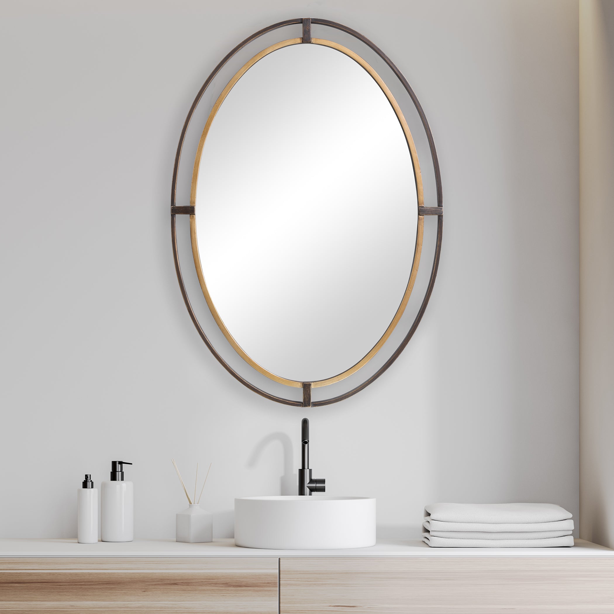 The Reese Collection By citylgs.store  Mirror - W00490 Mirror The Reese Collection By citylgs.store   