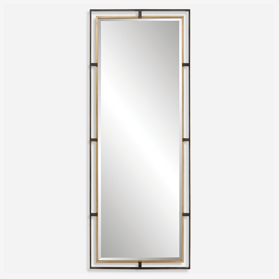 Uttermost Carrizo Tall Bronze & Gold Mirror Mirrors Uttermost   