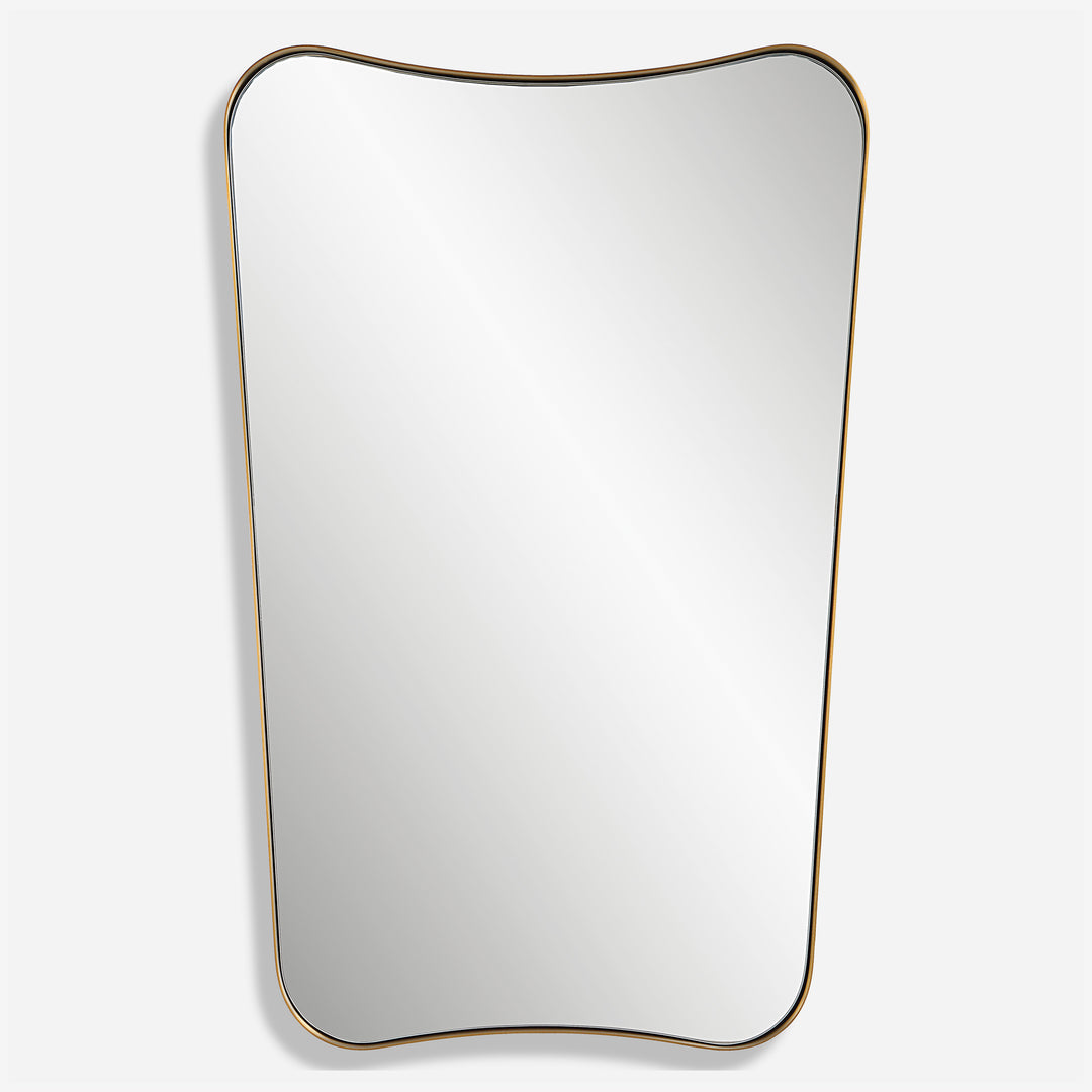 Uttermost Belvoir Brass Mirror Mirrors Uttermost   