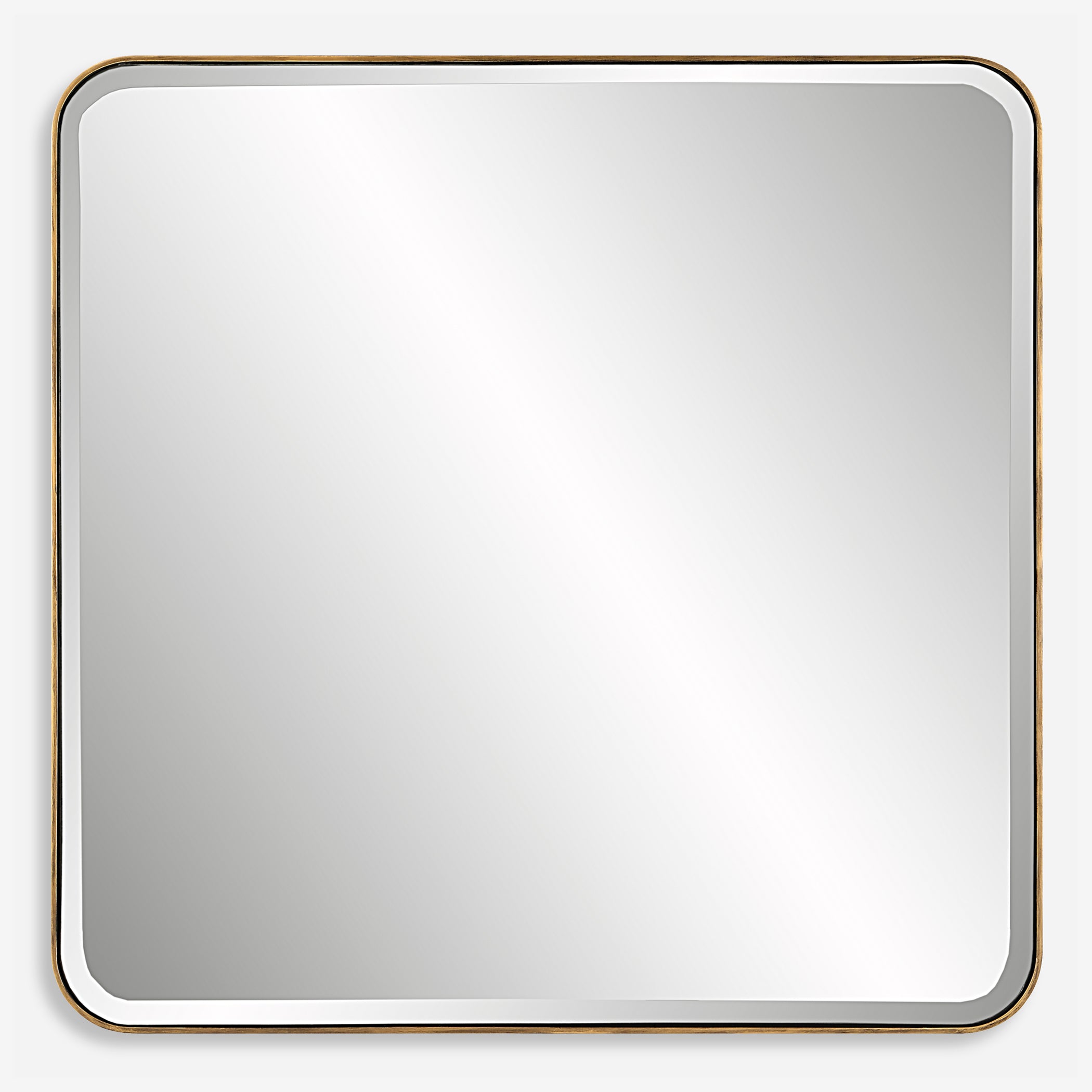 Uttermost Hampshire Square Gold Mirror