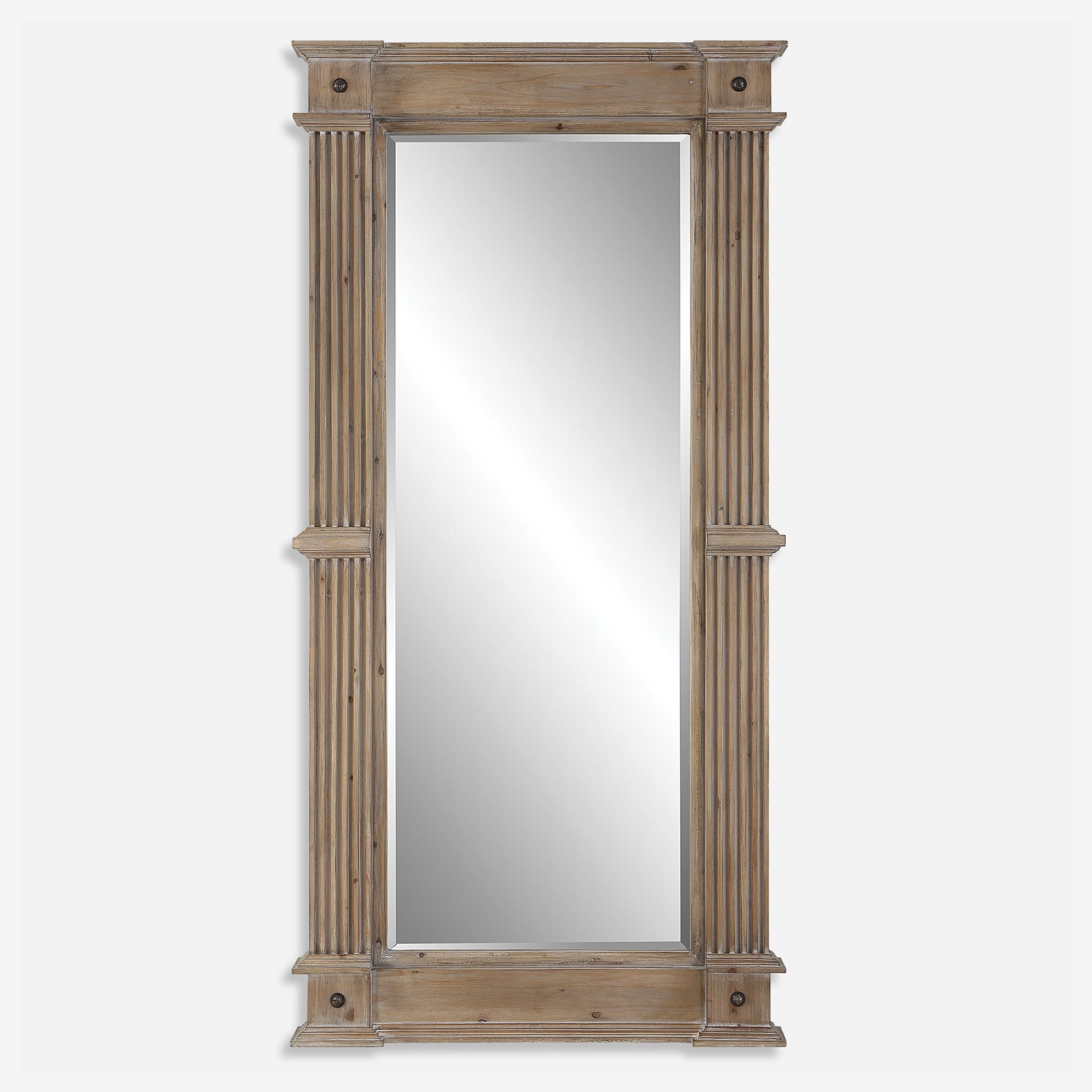 Uttermost McAllister Natural Wood Oversized Mirror Natural Wood Oversized Mirror Uttermost   