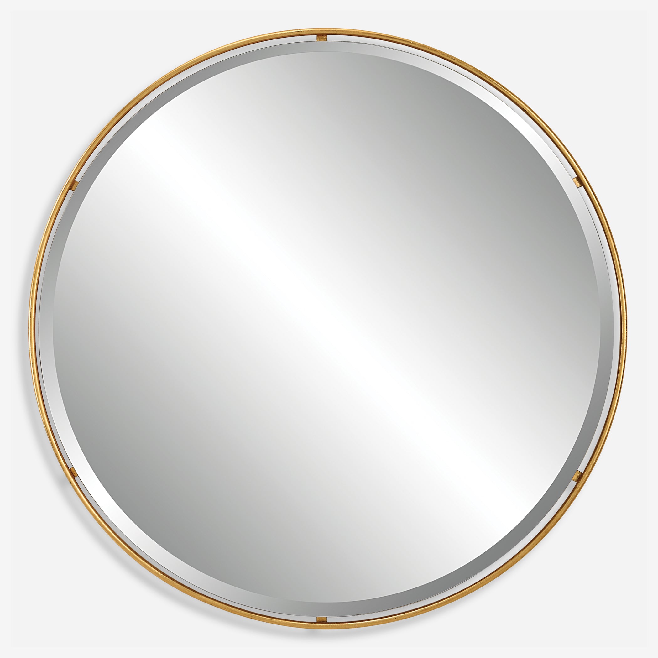 Uttermost Canillo Gold Round Mirror Gold Round Mirror Uttermost   