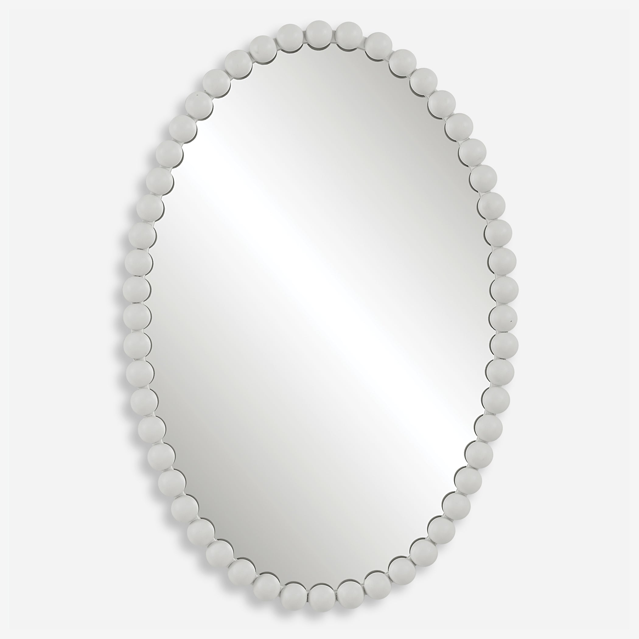 Uttermost Serna White Oval Mirror White Oval Mirror Uttermost   