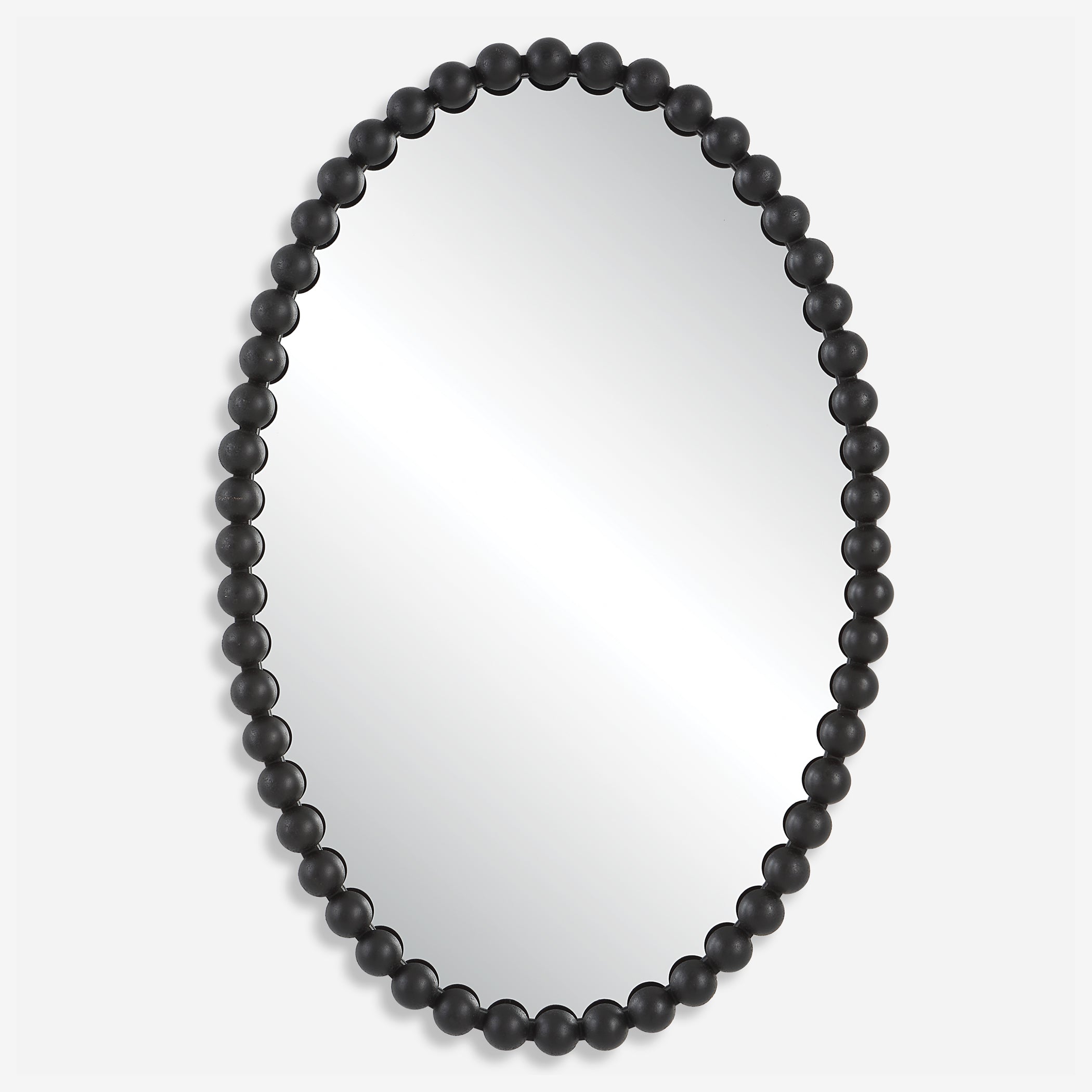 Uttermost Serna Black Oval Mirror Black Oval Mirror Uttermost   