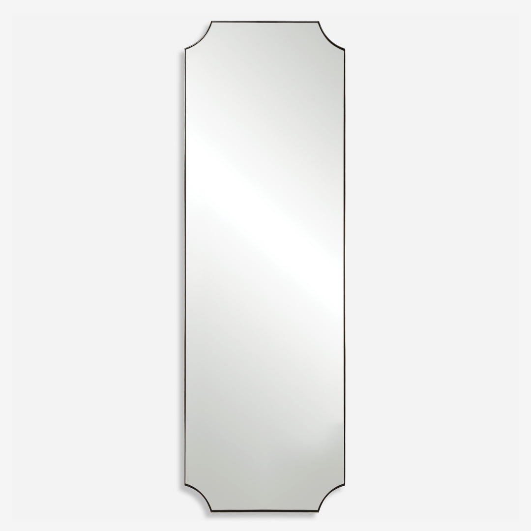 Uttermost Lennox Nickel Tall Mirror Mirrors Uttermost   