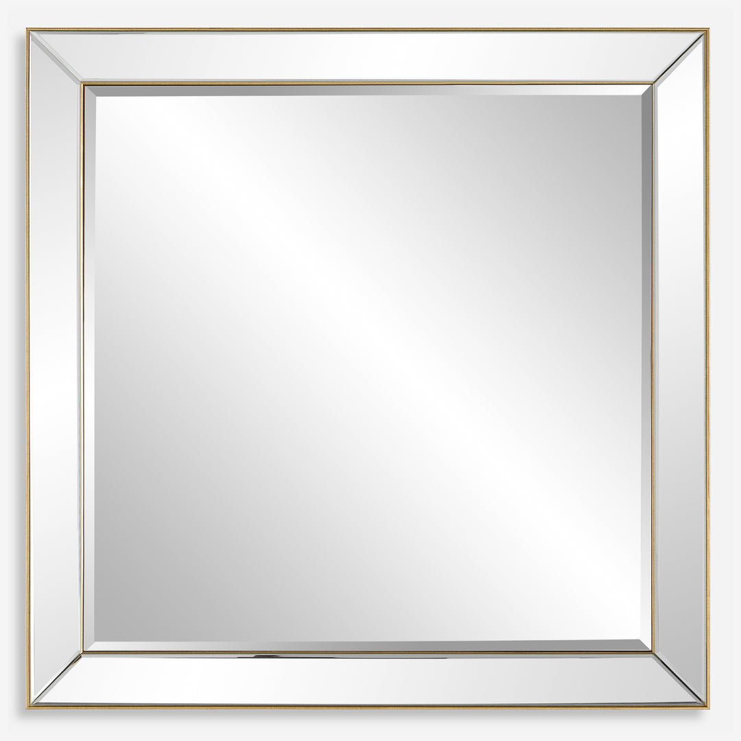 Uttermost Lytton Gold Square Mirror Mirrors Uttermost   