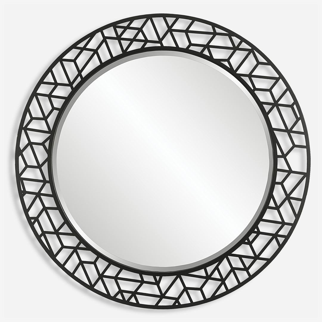 Uttermost Mosaic Round Mirror