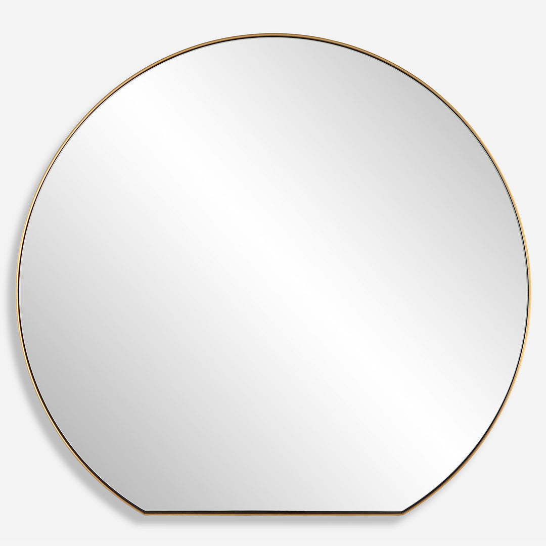 Uttermost Cabell Small Brass Mirror Mirrors Uttermost   