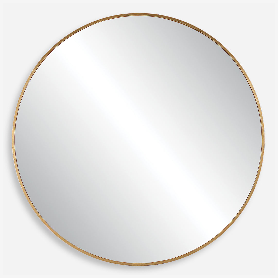 Uttermost Junius Large Gold Round Mirror