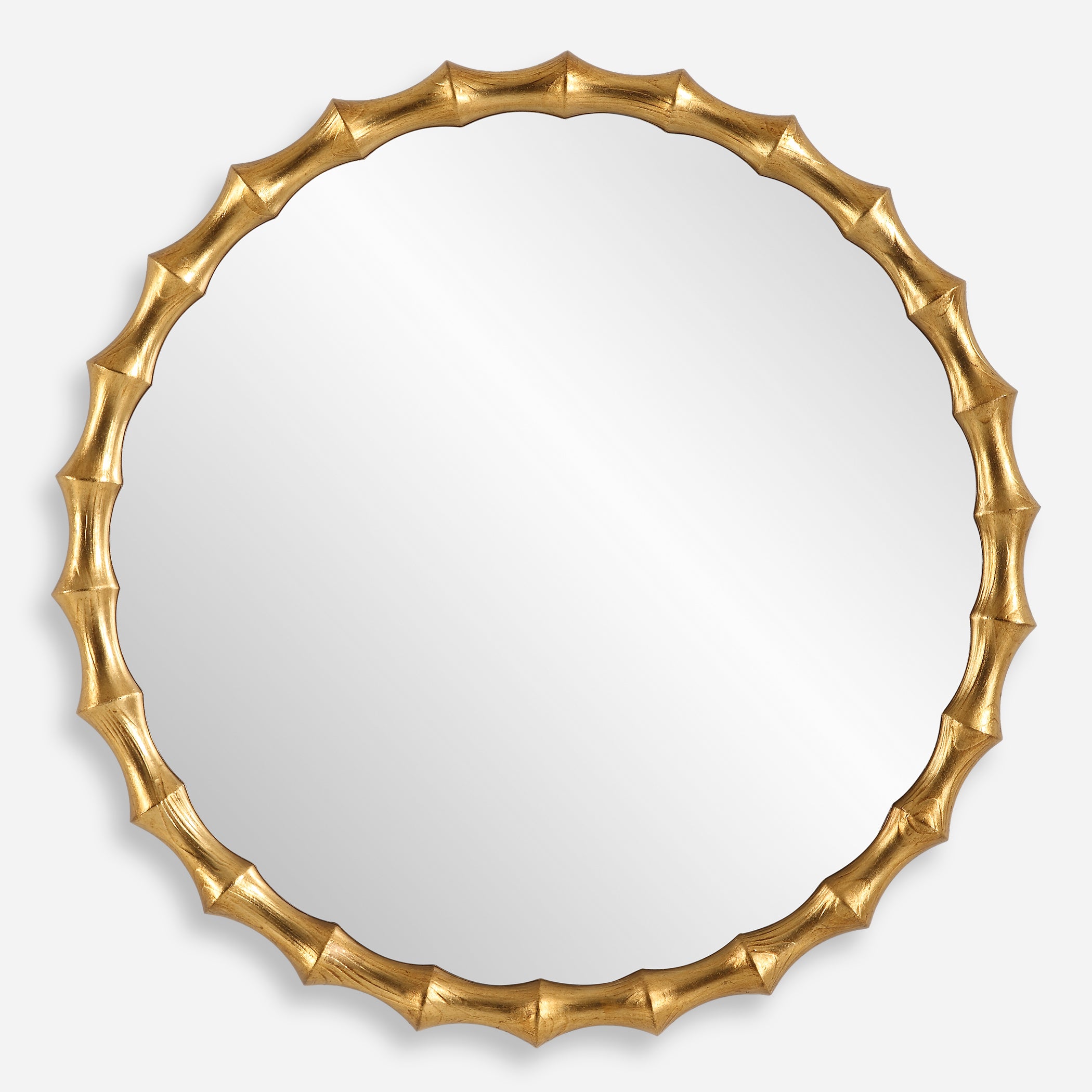 Uttermost Nacala Round Gold Mirror Round Gold Mirror Uttermost   