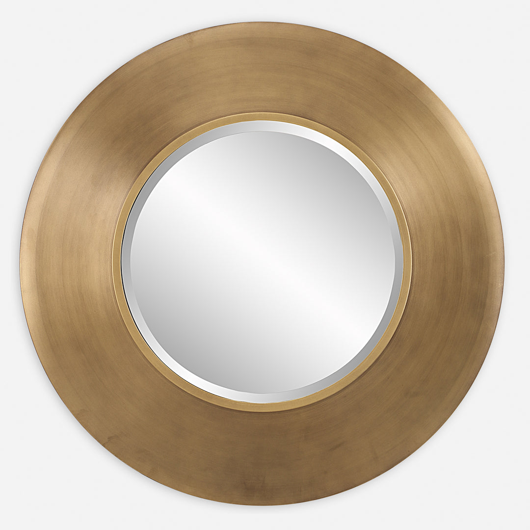 Uttermost Contessa Round Gold Mirror Mirrors Uttermost   