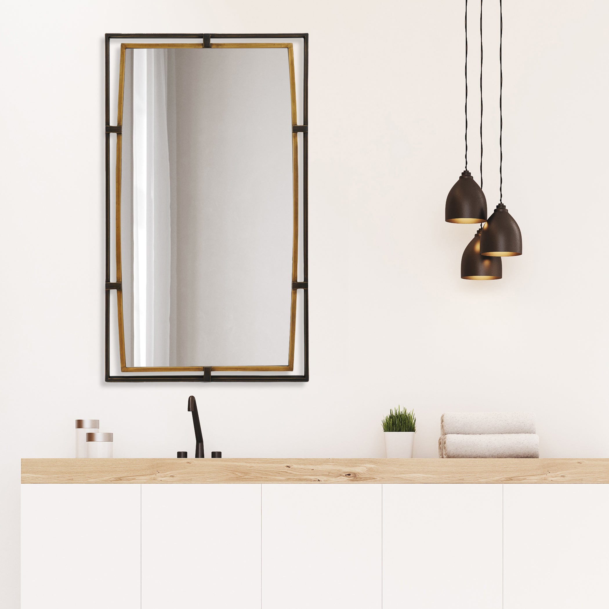 The Reese Collection By citylgs.store Mirror - W00607