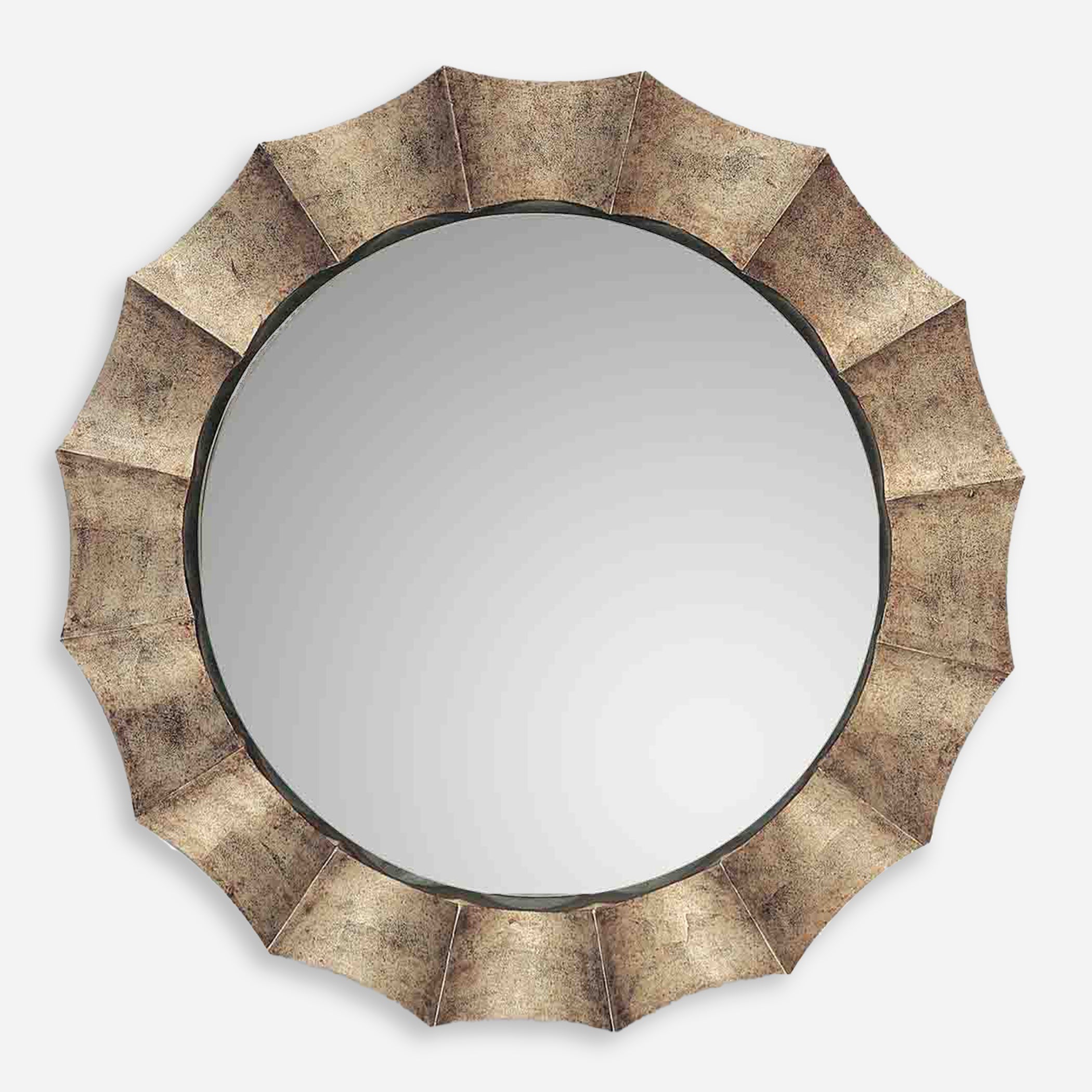 Uttermost Gotham Modern Round Mirrors Modern Round Mirrors Uttermost   