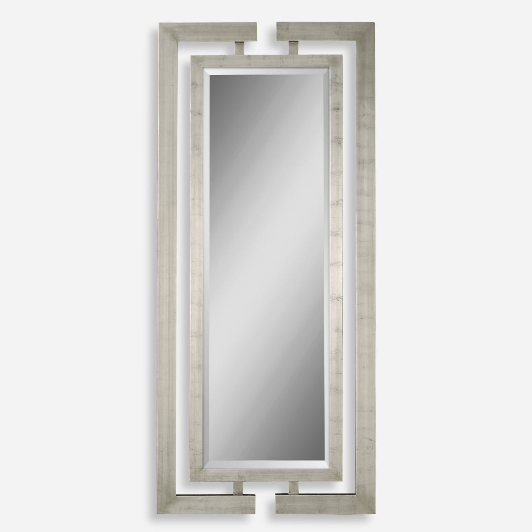 Uttermost Jamal Large Metal Modern Silver Mirrors Mirrors Uttermost   