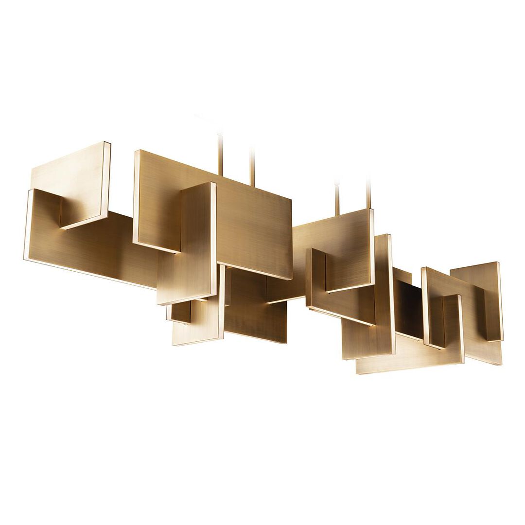 Modern Forms Amari Linear Pendant Pendant Modern Forms Aged Brass 57.88x16x13.38 