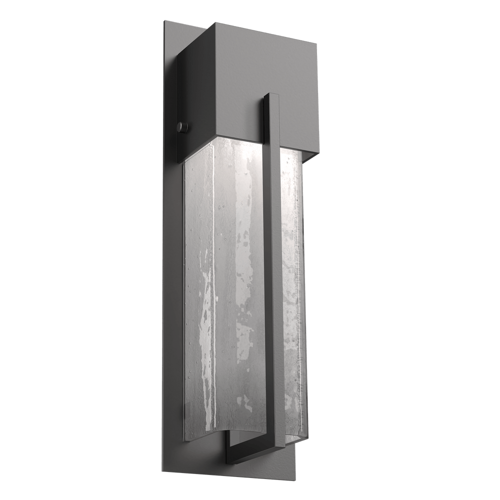 Hammerton Studio Square Outdoor Cover LED Sconce Outdoor Wall Lights Hammerton Studio 16 Argento Grey (Outdoor) Frosted Granite