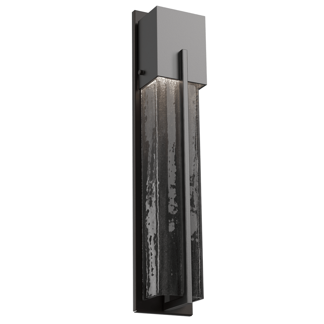 Hammerton Studio Square Outdoor Cover LED Sconce Outdoor Wall Lights Hammerton Studio 23 Argento Grey (Outdoor) Smoke Granite