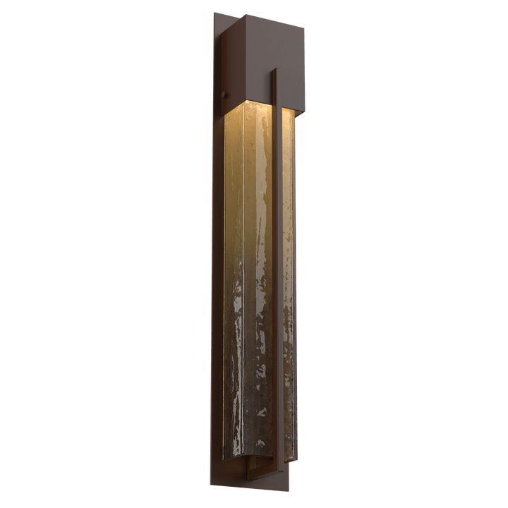 Hammerton Studio Square Outdoor Cover LED Sconce Outdoor Wall Lights Hammerton Studio 29 Statuary Bronze (Outdoor) Bronze Granite