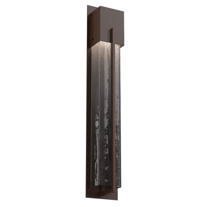 Hammerton Studio Square Outdoor Cover LED Sconce Outdoor Wall Lights Hammerton Studio 29 Statuary Bronze (Outdoor) Smoke Granite