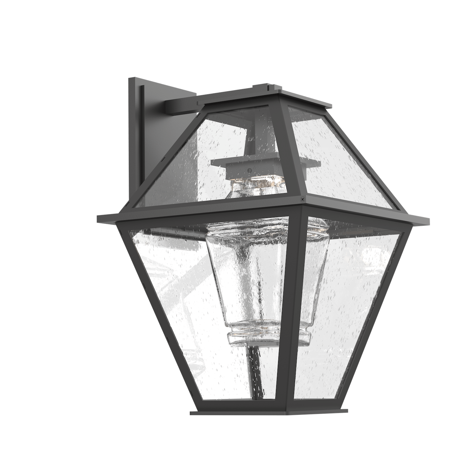 Hammerton Studio Terrace Nested Lantern Outdoor l Wall Hammerton Studio Argento Grey (Outdoor) Chilled Blown Glass - Clear Integrated LED