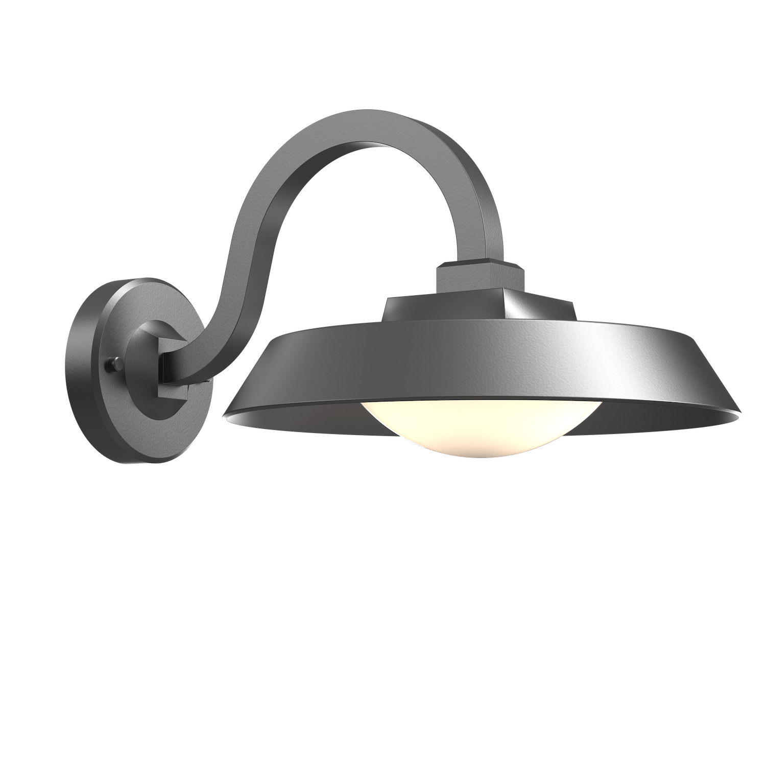 Hammerton Studio Farmhouse Sconce Outdoor l Wall Hammerton Studio Argento Grey (Outdoor) Opal Glass 