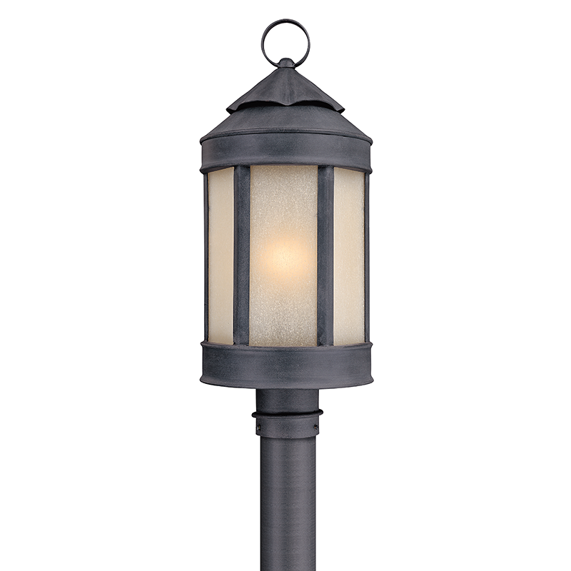 Troy Lighting Andersons Forge Post Post Troy Lighting ANTIQUE IRON 9x9x21 