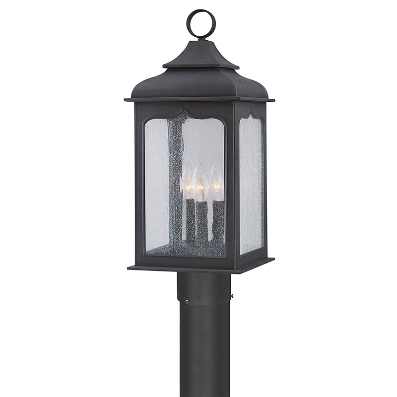 Troy Lighting Henry Street Post Post Troy Lighting COLONIAL IRON 9x9x22.25 