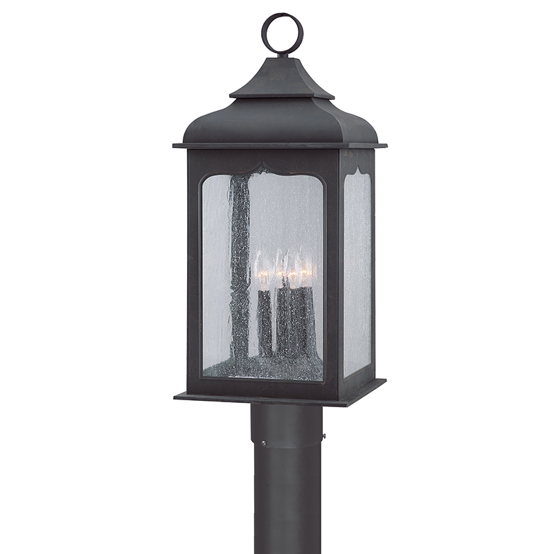 Troy Lighting Henry Street Post Post Troy Lighting COLONIAL IRON 11x11x27.25 