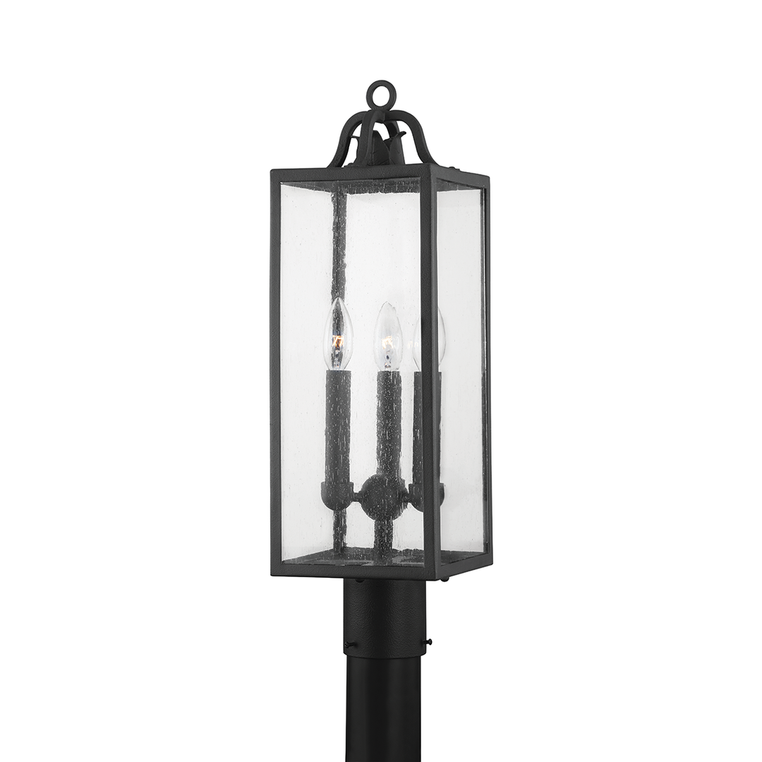 Troy Lighting Caiden Post Pier & Post Mount Lights Troy Lighting FORGED IRON 7x7x22 