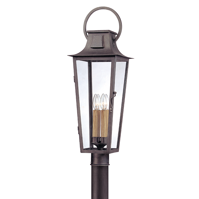 Troy Lighting Parisian Square Post Post Troy Lighting AGED PEWTER 10x10x30 